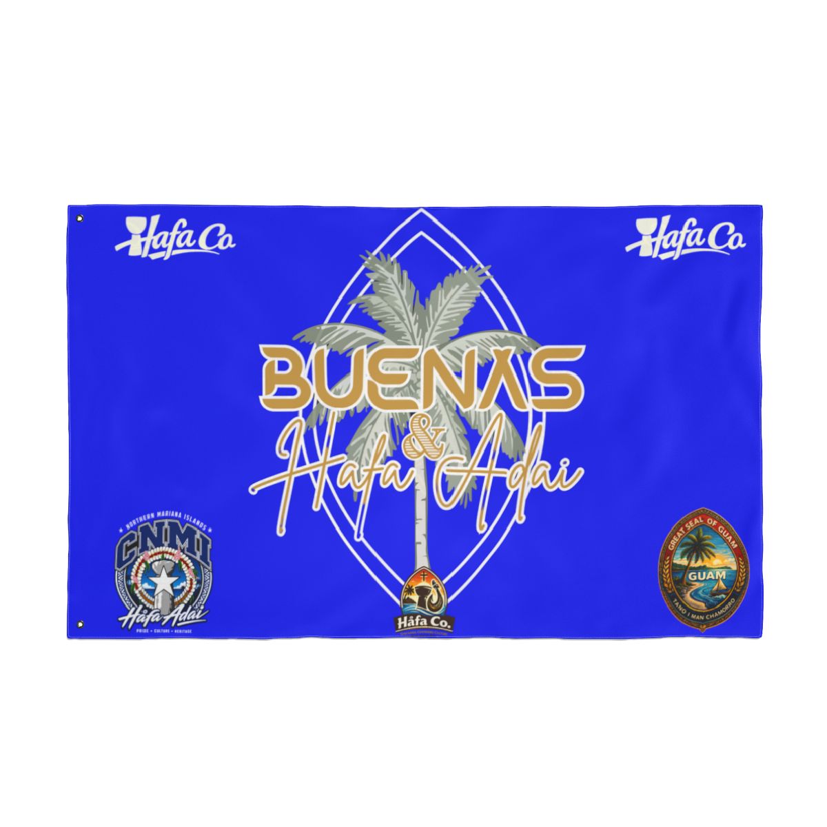Buenas &amp; Håfa Adai Flag