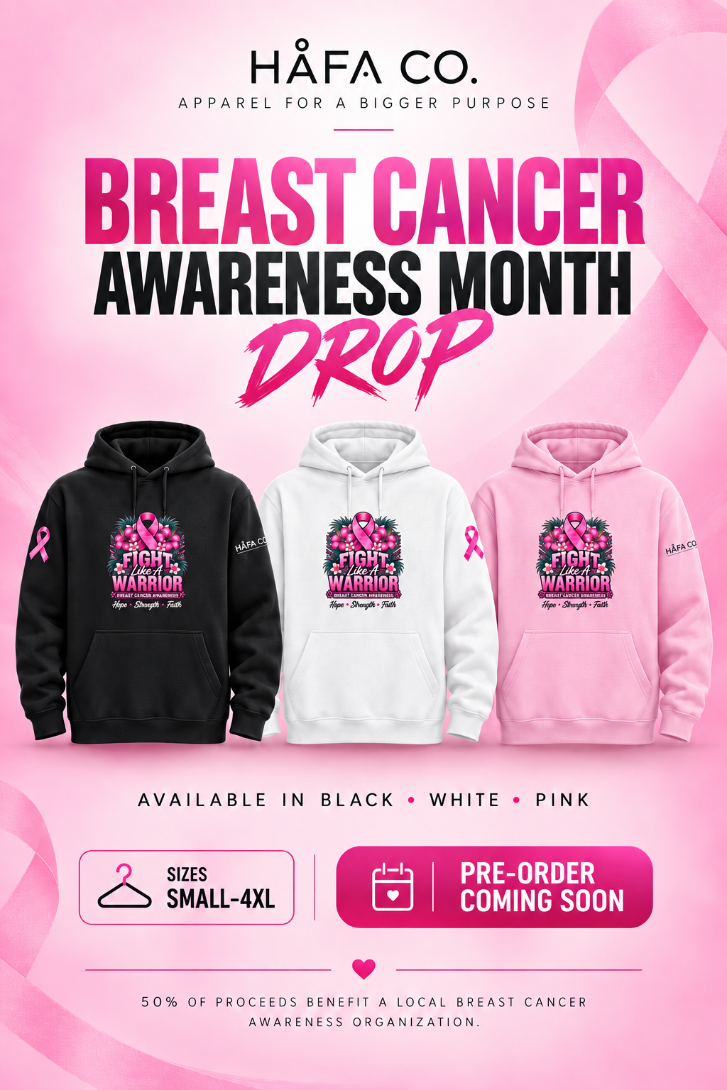 BREAST CANCER AWARENESS HOODIES