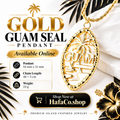 Gold Guam Seal Pendant